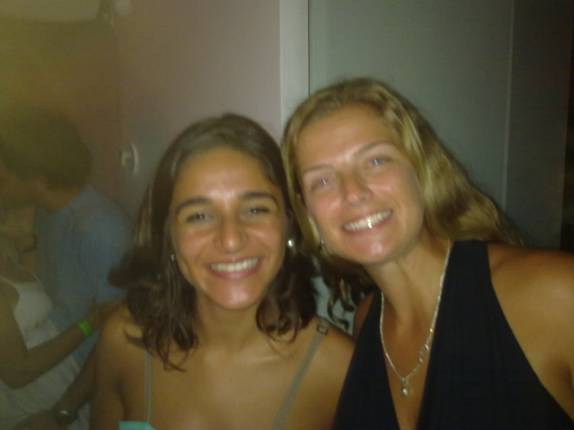 Com a Lívia, na night no Tom do Sabor, em Rio Vermelho, Salvador - BA